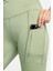 Go Dri Fit Infinalock High Rise 7/8 Leggings 6 Cepli Toparlayıcı Yüksek Belli Reflektörlü Spor Tayt Açık Yeşil 4