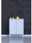Mutfaklarınızda, Küçük Alanlar Için 2 Kapaklı, 2 Raflı Çok Amaçlı Dolap - 60X75X32,5 cm 1