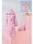 Girl Unicorn Kapüşonlu Kadife Çocuk Bornozu 5/6 Yaş 1