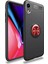 Iphone Xr Kılıf Range Yüzüklü Silikon - Siyah-Kırmızı Bstmy 1
