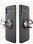 Iphone Xs Kılıf Range Yüzüklü Silikon - Siyah-Kırmızı Bstmy 4