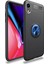 Iphone Xr Kılıf Range Yüzüklü Silikon - Siyah-Mavi Bstmy 1