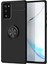 Samsung Galaxy Note 20 Kılıf Range Yüzüklü Silikon - Siyah Bstmy 1