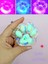 Işıklı Şeffaf Pati Squishy Taba Sukuşi Pullu Yumuşacık 6 cm Pati Sukuşi - Yeşil 1