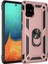 Samsung Galaxy A71 Kılıf Sofya Yüzüklü Silikon Kapak - Rose Bstmy 1