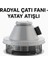 Radyal Çatı Fanı Yatay Atışlı Endüstriyel Havalandırma Duman Tahliye Fanı 300 mm 1
