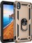 Xiaomi Redmi 7A Kılıf Sofya Yüzüklü Silikon Kapak - Gold Bstmy 1