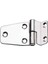 Menteşe, Sağa W/angle, Inox 316, L66MM, W40MM, Kalın. 2mm 1