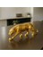 Dekoratif Kübik Jaguar Puma Beyaz Leopar Polyester Döküm Hediyelik Biblo 6