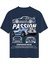 Unisex Bisiklet Yaka %100 Organik Pamuklu Kalın Dokulu Passion Baskılı Oversize T-Shirt - Lacivert 1