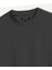 Unisex Bisiklet Yaka %100 Organik Pamuklu Kalın Dokulu Earth Baskılı Oversize T-Shirt - Füme 3