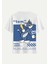 Unisex Bisiklet Yaka %100 Organik Pamuklu Kalın Dokulu Tom Baskılı Oversize T-Shirt - Ekru 1