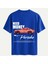 Unisex Bisiklet Yaka %100 Organik Pamuklu Kalın Dokulu Need Money For Porsche Baskılı Oversize T-Shirt - Saks Mavisi 1