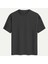 Unisex Bisiklet Yaka %100 Organik Pamuklu Kalın Dokulu Toyota Supra Mk4 Baskılı Oversize T-Shirt - Füme 2