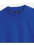 Unisex Bisiklet Yaka %100 Organik Pamuklu Kalın Dokulu Sally Baskılı Oversize T-Shirt - Saks Mavisi 3