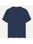 Unisex Bisiklet Yaka %100 Organik Pamuklu Kalın Dokulu Tom Baskılı Oversize T-Shirt - Lacivert 2