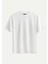 Unisex Bisiklet Yaka %100 Organik Pamuklu Kalın Dokulu Made Of Money Baskılı Oversize T-Shirt - Ekru 2