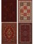 17'li Otantik Etnik Halı Desenli Yapışkanlı Scrapbook Kağıt Seti (3 Adet 11*21CM VE14 Adet A5 Boyutunda) 4