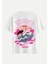 Unisex Bisiklet Yaka %100 Organik Pamuklu Kalın Dokulu Tokyo Baskılı Oversize T-Shirt - Ekru 1