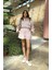 Pembe Retiro Ham Keten Şort 5