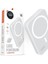 Powerway 5.000MAH PD15W Magsafe Kablosuz Wireless Taşınabilir Şarj Cihazı Beyaz Powerbank Txm5 1