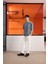 Bisiklet Yaka Arkası Enjeksiyon Baskı %100 Pamuk Oversize Erkek T-Shirt 2