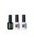 Top Coat Super Shine 15 ml X2 - Uno Rubber Base Coat 15M 3'lü Set 1