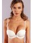 Genius Balconette Heavy Push Up Bra, Ekru Konforlu ve Şık Sütyen 1