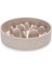 Dbl Köpek Yavaş Besleme Mama Kabı, Bambu, Bej, 17CM, 800ML 1