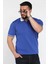 Erkek Polo Yaka Kendinden Çizgi Desenli Triko Tişört P-00016750 2