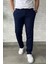 Erkek Amblem Detaylı Gabardin Pantolon P-00016767 1