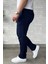 Erkek Amblem Detaylı Gabardin Pantolon P-00016767 2