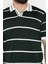 Erkek Polo Yaka Çizgi Desenli Triko Tişört P-00016792 4