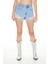 Rhinestone Denim Şort 1