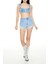 Rhinestone Denim Şort 2