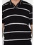Erkek Polo Yaka Çizgi Desenli Triko Tişört P-00016792 4