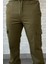 Bel ve Paça Lastikli Kargo Cep Gabardin Erkek Pantolon P-00016774 4