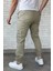 Bel ve Paça Lastikli Kargo Cep Gabardin Erkek Pantolon P-00016774 3