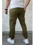 Bel ve Paça Lastikli Kargo Cep Gabardin Erkek Pantolon P-00016774 3