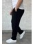 Bel Bağcıklı Duble Paça Erkek Jogger Pantolon P-00016834 2