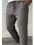 Bel Lastikli Bağcıklı Jogger Erkek Pantolon P-00016777 4