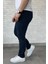 Fermuarlı Likralı Erkek Jean Kot Pantolon P-00016794 2