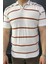 Erkek Polo Yaka Çizgi Desenli Triko Tişört P-00016792 4