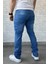 Erkek Likralı Fermuarlı Jean Kot Pantolon P-00016797 3
