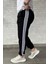 Erkek Bel ve Paça Lastikli Yan Şerit Detaylı Eşofman Altı P-00016785 2