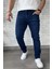 Erkek Fermuarlı Likralı Jean Kot Pantolon P-00016350 1