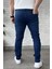 Erkek Fermuarlı Likralı Jean Kot Pantolon P-00016350 3
