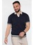 Erkek Polo Yaka Desenli Triko Tişört P-00016333 2