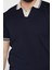 Erkek Polo Yaka Desenli Triko Tişört P-00016333 4