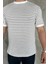 Çizgili Bisiklet Yaka Erkek Tişört P-00016826 4